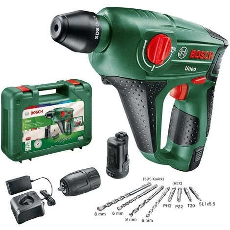 Bosch Perforateur Sans-fil Uneo 12V 2 Batteries 2,5Ah 3 Bosch Perforateur Sans-fil Uneo 12V 2 Batteries 2,5Ah