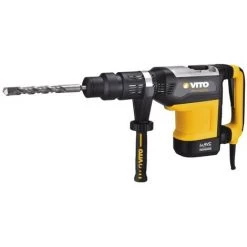 VITO PRO-POWER Marteau Perforateur Piqueur 1500 W VITOPOWER SDS-max 15 Joules 2760 Cps/minute Système Anti Vibrations Rotation 360°