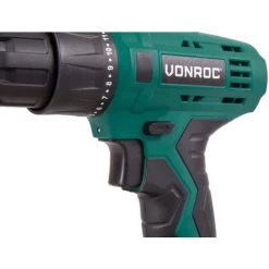 VONROC Perceuse-visseuse Sans Fil 12V. 1 Batterie 1.3Ah, Chargeur Rapide Et 2 Embouts De Vissage Inclus -Perceuse Soldes 2022 11653329 3