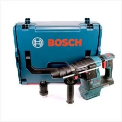 Bosch GBH 18 V-26 F Perforateur Sans-fil Professional SDS-plus Solo + Coffret L-Boxx + Jeu De Forets à 4 Pièces - Sans Batterie Ni Chargeur -Perceuse Soldes 2022 11866243 2