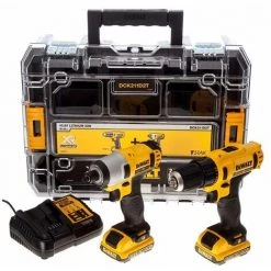 DeWalt - Kit De 2 Outils 10,8V 2,0Ah Li-Ion - DCK211D2T