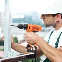 Spark - Perceuse-visseuse Sans Fil, 21V, Avec 2 Pièces Batterie Au Lithium 2,0 Ah, Mandrin De 10 Mm, 2 Vitesses, 18 + 2 Réglages De Couple -Perceuse Soldes 2022 12516538 4