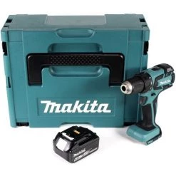 Makita DDF 459 G1J 18 V Li-Ion Perceuse Visseuse Sans Fil + Coffret Makpac + 1 X Batterie 6,0 Ah - Sans Chargeur