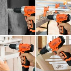 Spark - Perceuse-visseuse Sans Fil, 12V, 2 Pièces Batterie Lithium 1,5 Ah, Mandrin 10 Mm, 2 Vitesses, 18 Réglages De Couple 10 Spark - Perceuse-visseuse Sans Fil, 12V, 2 Pièces Batterie Lithium 1,5 Ah, Mandrin 10 Mm, 2 Vitesses, 18 Réglages De Couple -Perceuse Soldes 2022 12604431 4