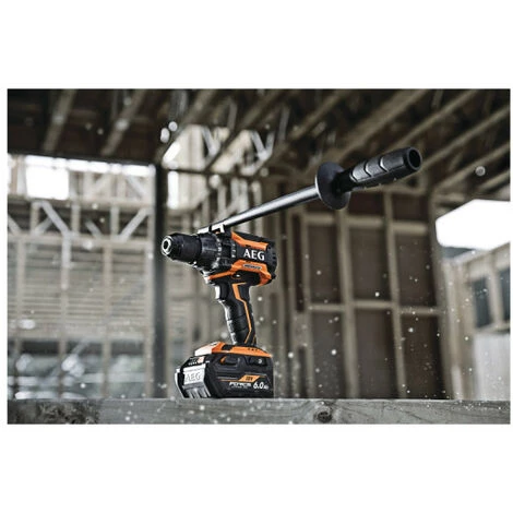 Perceuse Percussion Brushless AEG 18V - 2 Batteries 6.0Ah - Un Chargeur BSB18BL-602C - Noir Et Orange 5 Perceuse Percussion Brushless AEG 18V - 2 Batteries 6.0Ah - Un Chargeur BSB18BL-602C - Noir Et Orange – Image 3