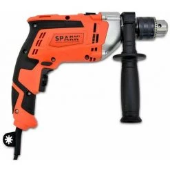 Spark - Perceuse à Percussion 850 W, 230 V, Taille De Mandrin 0-13mm, Vitesse Variable, Marteau Et Perceuse 2- En -1, Coquille De Machine En Aluminium, Poignée Rotative à 360° -Perceuse Soldes 2022 12840950 4