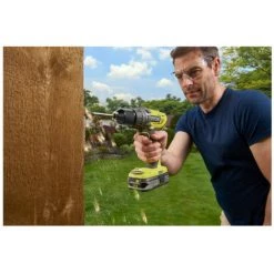 Perceuse-visseuse à Percussion RYOBI 2 Vitesses 18V ONEPLUS - Batteries LithiumPlus 2x 2,0 Ah R18PD3-220S -Perceuse Soldes 2022 13377514 2
