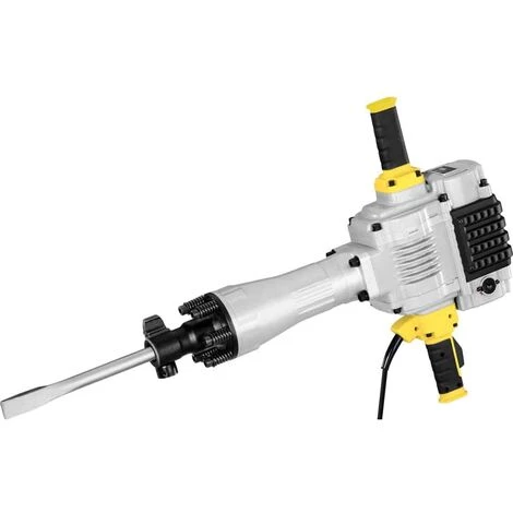 MSW Marteau Piqueur Burir Brise-Béton 2100W 1600 Cps/Min 85 J 2 Burins Coffret - Blanc 4 MSW Marteau Piqueur Burir Brise-Béton 2100W 1600 Cps/Min 85 J 2 Burins Coffret - Blanc – Image 2