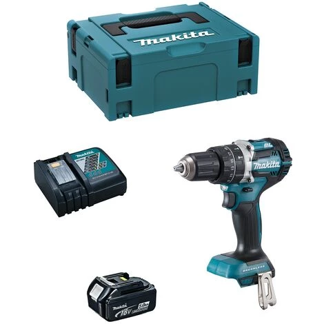 Perceuse à Percussion MAKITA DHP484RTJ1 (1 X 5,0 Ah DC18RC MAKPAC 2) 3 Perceuse à Percussion MAKITA DHP484RTJ1 (1 X 5,0 Ah DC18RC MAKPAC 2)