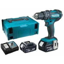 Makita DHP482RMJ - Set De Perceuse Visseuse à Percussion 18V Li-Ion (2x Batterie 4,0Ah) Dans MAKPAC