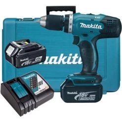 Makita DDF453RME - Set De Perceuse Visseuse à Batterie 18V Li-Ion (2x Batterie 4,0Ah) Dans Coffret