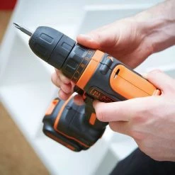 BLACK & DECKER Black And Decker - Perceuse Visseuse 10.8 V 1.5 Ah 26 Nm Avec 2 Batteries Et 100 Accessoires - BDCDD12BAFC-QW -Perceuse Soldes 2022 14358008 3