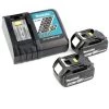 Makita DHP 482 W RTJ - 18 V Li-Ion Perceuse-visseuse à Percussion Sans Fil + Coffret De Transport Makpac + 2x Batteries 5,0Ah + Chargeur + 100 Pièces De Faises Et Trépans Pour Perceuse Makita B-53811