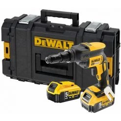DeWalt DCF622P2 Visseuse Plaque De Plâtre à Batteries 18V Li-Ion (2x Batterie 5.0Ah) Dans TSTAK