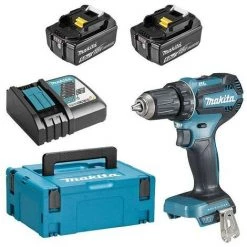 Perceuse Visseuse Brushless 18V Li-Ion 2 Batteries 5Ah BL1850B Ø 13 Mm - Makita – DDF485RTJ