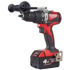 Perceuse à Percussion 18V Livrée Avec 2 Batteries 4Ah Li-Ion - MILWAUKEE - M18 BLPD2-402X