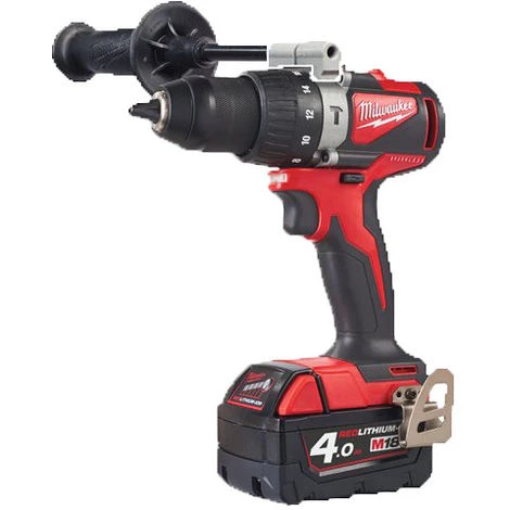Perceuse à Percussion 18V Livrée Avec 2 Batteries 4Ah Li-Ion - MILWAUKEE - M18 BLPD2-402X 4 Perceuse à Percussion 18V Livrée Avec 2 Batteries 4Ah Li-Ion - MILWAUKEE - M18 BLPD2-402X – Image 2