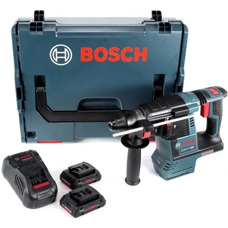 Bosch GBH 18 V-26 Professional SDS-plus Perforateur Sans-fil + Coffret De Transport L-Boxx + 2x Batteries GBA 18 V 4,0 Ah ProCORE + Chargeur GAL 1880 CV 4 Bosch GBH 18 V-26 Professional SDS-plus Perforateur Sans-fil + Coffret De Transport L-Boxx + 2x Batteries GBA 18 V 4,0 Ah ProCORE + Chargeur GAL 1880 CV – Image 2