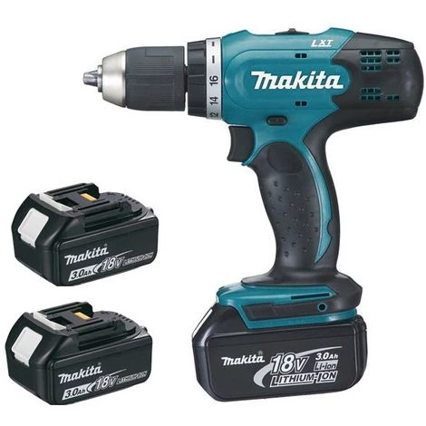 Perceuse Visseuse MAKITA 18V 3.0Ah + 3 Batteries, Chargeur, En Coffret - DDF453SFE3 3 Perceuse Visseuse MAKITA 18V 3.0Ah + 3 Batteries, Chargeur, En Coffret - DDF453SFE3
