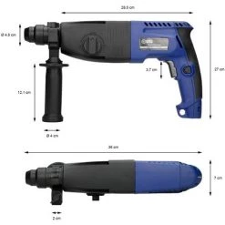 ECD GERMANY Marteau Perforateur SDS Plus 800W Watts Marteau Burineur Avec Accessoires 8 ECD GERMANY Marteau Perforateur SDS Plus 800W Watts Marteau Burineur Avec Accessoires -Perceuse Soldes 2022 16031297 2