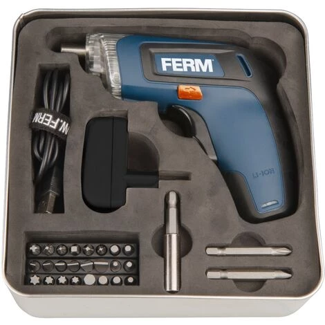 FERM CDM1132 Tournevis 3.6V - Batterie Li-Ion 1.3Ah 6 FERM CDM1132 Tournevis 3.6V - Batterie Li-Ion 1.3Ah – Image 4