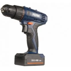 FERM CDM1119 Perceuse Sans Fil 12V - 2 Batteries Li-Ion 1.5Ah Incluses -Perceuse Soldes 2022 16490749 2