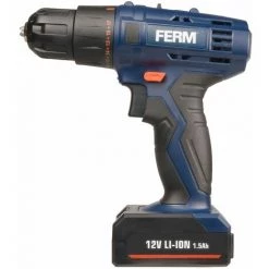 FERM CDM1119 Perceuse Sans Fil 12V - 2 Batteries Li-Ion 1.5Ah Incluses -Perceuse Soldes 2022 16490749 3