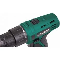 VONROC Perceuse Sans Fil 16V – 1 Batterie 1.5Ah, 1 Chargeur Rapide, 2 Embouts De Visseuse Et Sac De Rangement Inclus – CD504DC -Perceuse Soldes 2022 16779027 3