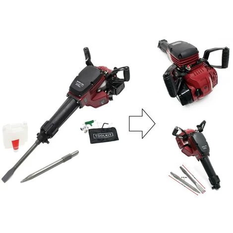 BIGB Marteau Piqueur / Démolition Thermique 2,5 CV / 1500 Bat/min - 55 Joules 3 BIGB Marteau Piqueur / Démolition Thermique 2,5 CV / 1500 Bat/min - 55 Joules