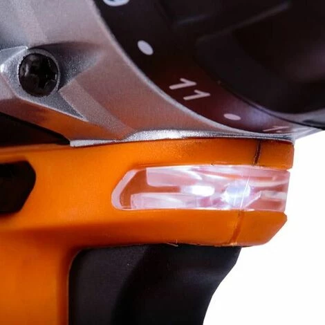 Perceuse Visseuse Sans Fil 18V Fuse VLP 5220 Villager Couple 40Nm Sans Chargeur Ni Batterie - Orange 6 Perceuse Visseuse Sans Fil 18V Fuse VLP 5220 Villager Couple 40Nm Sans Chargeur Ni Batterie - Orange – Image 4