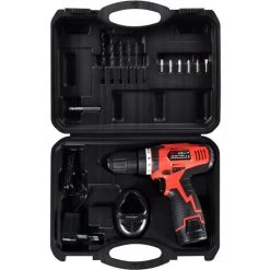 Boudech Tournevis Perforateur Sans Fil Au Lithium 12v Avec étui Et Accessoires -Perceuse Soldes 2022 17605985 2