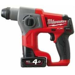 .MILWAUKEE. Perforateur Compact SDS-Plus M12 FUEL™ Avec 2 Batteries 4Ah, Chargeur Et Coffret - Milwaukee M12 CH-402X 8 .MILWAUKEE. Perforateur Compact SDS-Plus M12 FUEL™ Avec 2 Batteries 4Ah, Chargeur Et Coffret - Milwaukee M12 CH-402X -Perceuse Soldes 2022 18160835 2