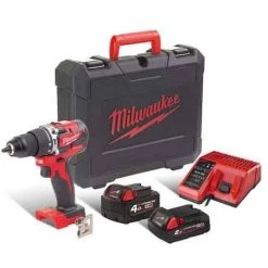 MILWAUKEE Perceuse Visseuse Percu 18V 4Ah M18 CBLPD-422C - 4933472116