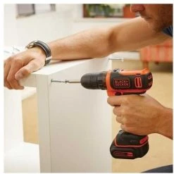 BLACK & DECKER Perceuse Black Et Decker Sans Fil 10,8V LITHIUM - BDCDD12K1 -Perceuse Soldes 2022 18747057 5