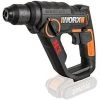 Worx Wx390.9 20 V SDS Plus Marteau Perforateur, Foret De Batterie, Visseuse à Percussion, 1,2 Joule Force De Frappe, 5,000 BPM, Vitesse De 900 tours/min, Lumière, 1 pièce, De Travail Sans Batterie, Chargeur Et Accessoi