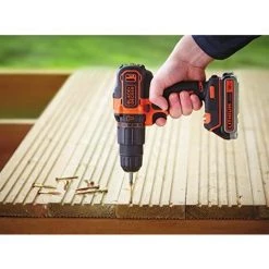 Black & Decker BDCHD18KB2-QW Perceuse à Percussion Sans Fil 2 Vitesses 18V - Lithium - 2 Batteries - 1 Chargeur 400Ma Et Coffret De Rangement -Perceuse Soldes 2022 19160184 3