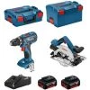BOSCH Kit 18V BSK182M2D (GSR 18V-28 GKS 18-57G 2 X 4,0 Ah GAL18V-40 L-Boxx 136 L-Boxx 238) -Perceuse Soldes 2022 19185839 1