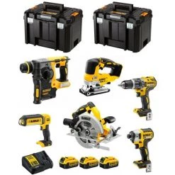 DeWALT Kit DCK699M3T PRO (DCD796 DCS570 DCS334 DCF887 DCH273 DCL050 3 X 4,0 Ah DCB115 2 X TSTAK VI)