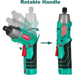 Visseuse Sans Fil 6Nm, HYCHIKA Visseuse Devisseuse Sans Fil 2.0Ah 3.6V Avec 36 Accessoires, Lampe LED, Clé à Cliquet, Adaptateur De Charge Avec Câble USB Et Boîte De Rangement 11 Visseuse Sans Fil 6Nm, HYCHIKA Visseuse Devisseuse Sans Fil 2.0Ah 3.6V Avec 36 Accessoires, Lampe LED, Clé à Cliquet, Adaptateur De Charge Avec Câble USB Et Boîte De Rangement -Perceuse Soldes 2022 19605178 5