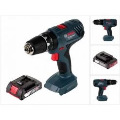 Bosch GSB 18V-21 Perceuse-Visseuse à Percussion Sans Fil 18V 55Nm + 1x Batterie 2,0Ah - Sans Chargeur -Perceuse Soldes 2022 19654887 3