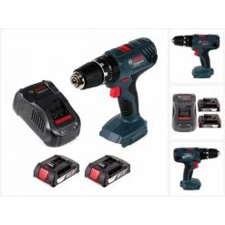 Bosch GSB 18V-21 Perceuse-Visseuse à Chocs Sans Fil 18V 55Nm + 2x Batteries 2,0Ah + Chargeur -Perceuse Soldes 2022 19654888 4
