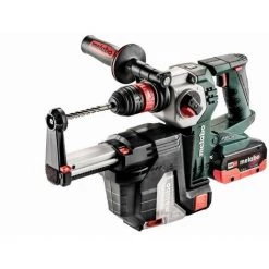 Marteau Perforateur Burineur + Extracteur De Poussières METABO - KHA 18V - LTX BL 24 Quick + ISA 18 LTX 24 Pick+Mix (sans Batterie Ni Chargeur), Coffret - 600211900