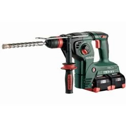 Marteau Perforateur Burineur KHA 36-18 LTX 32 METABO 4 Batt. 8,0 Ah LiHD + 2 Charg. ASC 145 + Coffret MetaBox - 600796810