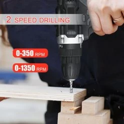 ASUPERMALL 21V Perceuse Sans Fil Dirve Kit 2 Vitesse Brushless Sans Fil Perceuse Avec Piles 2X1.5Ah Chargeur Rapide 15 + 1 Reglage Du Couple Max Couple 30N.M 3/8 11 ASUPERMALL 21V Perceuse Sans Fil Dirve Kit 2 Vitesse Brushless Sans Fil Perceuse Avec Piles 2X1.5Ah Chargeur Rapide 15 + 1 Reglage Du Couple Max Couple 30N.M 3/8 -Perceuse Soldes 2022 20005223 5