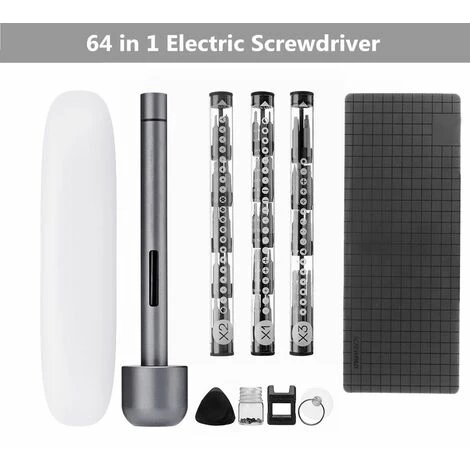 MOHOO Wowtation Wowstick 1F Tournevis Sans Fil - 100 Tr / Min, 1/8 Pouce Hexagonal 56 Têtes Différentes Housse De Transport 3 MOHOO Wowtation Wowstick 1F Tournevis Sans Fil - 100 Tr / Min, 1/8 Pouce Hexagonal 56 Têtes Différentes Housse De Transport