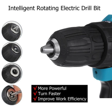 AUGIENB Perceuse Visseuse Boulonneuse à Chocs électrique 350Nm 4000 Rpm Pour Batterie Makita 18V(Machine Seule) 6 AUGIENB Perceuse Visseuse Boulonneuse à Chocs électrique 350Nm 4000 Rpm Pour Batterie Makita 18V(Machine Seule) – Image 4