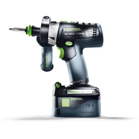 Perceuse-visseuse à Percussion Sans Fil PDC 18/4 Li-Basic QUADRIVE - Festool 5 Perceuse-visseuse à Percussion Sans Fil PDC 18/4 Li-Basic QUADRIVE - Festool – Image 3