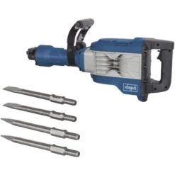 Scheppach Marteau De Démolition AB1900 - 1900W | 230-240V | 60J | Boîtier Et 4 Burins Inclus