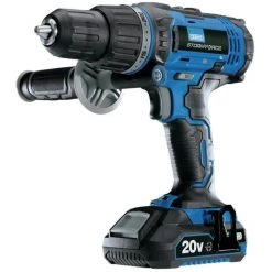 Draper Tools Perceuse Avec 2 Batteries 2Ah Storm Force 20V 50Nm