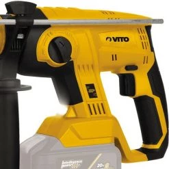 VITO PRO-POWER Marteau Perforateur SDS PLUS Sans Fil 20V Lithium Ion VITO EGO LI + Batterie 4AH + Chargeur Rapide -Perceuse Soldes 2022 22773572 3